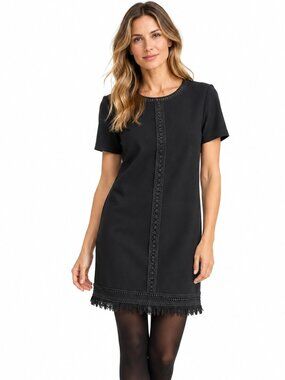 Zara Faux suede dress, with fringe